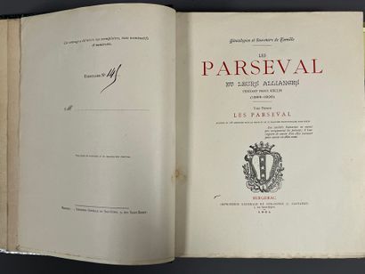 [Genealogy]. [PARSEVAL (Frédéric Ferdinand...