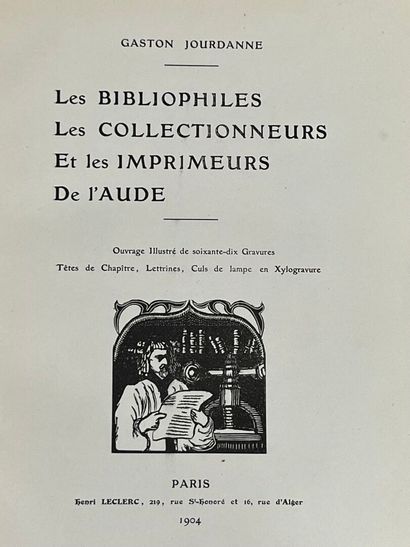 [Bookplates. Bibliophily]. [Aude]. JOURDANNE...
