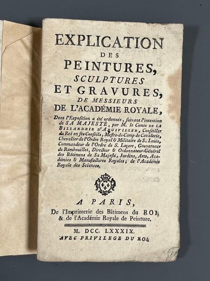 [Beaux-Arts]. [Angiviller]. Collection of...