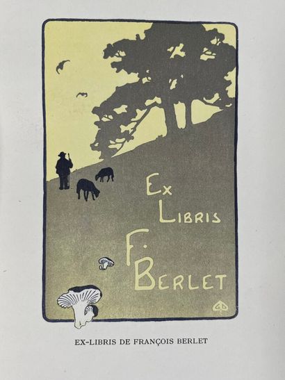 [Bookplates. Bibliophily]. [Lorraine]. MAHUET...