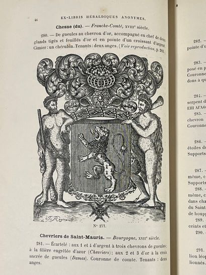 [Bookplates. Bibliophily]. QUANTIN (Léon)....