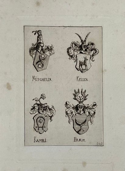 [Genealogy]. OBERKAMPF DE DABRUN (Emile)....