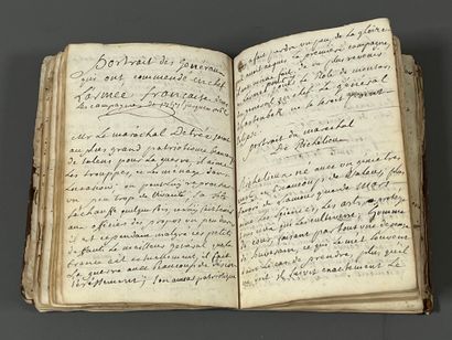 [Manuscript]. [Militaria]. [RIBAINS (Louis...