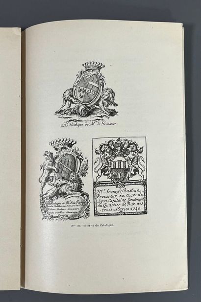 [Bookplates]. Set of 11 ex-libris auction...