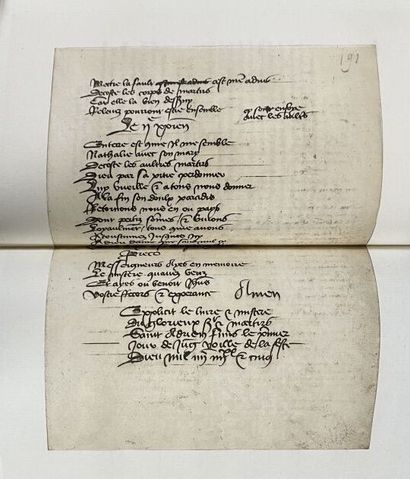 PICOT (Émile), ed. Le Livre et mistere du...
