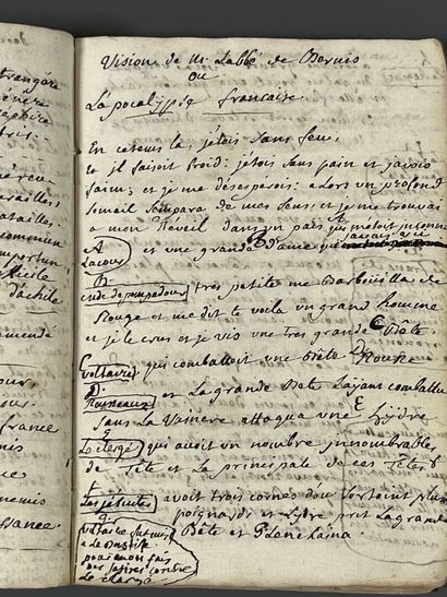 [Manuscript]. [Militaria]. [RIBAINS (Louis...