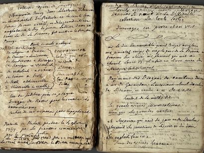 [Manuscript]. [Militaria]. [RIBAINS (Louis...