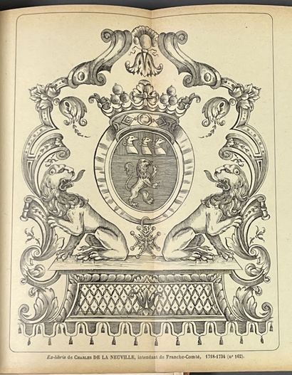 [Bookplates. Bibliophily]. [Franche-Comté]....