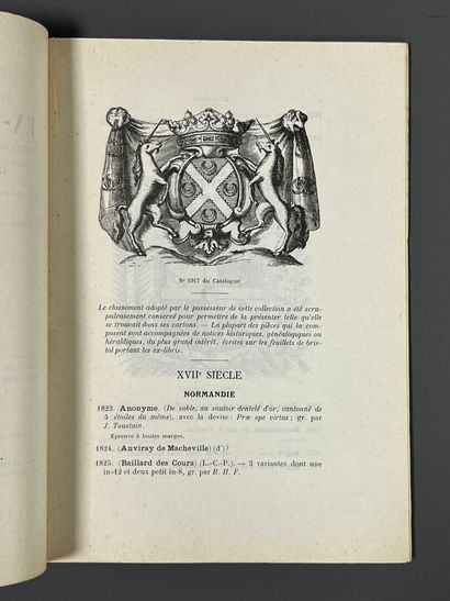 [Bookplates]. Set of 11 ex-libris auction...