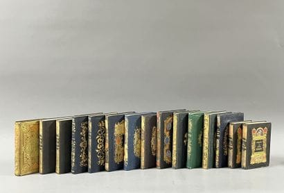 [Romantic boards]. Set of 12 titles in 15...