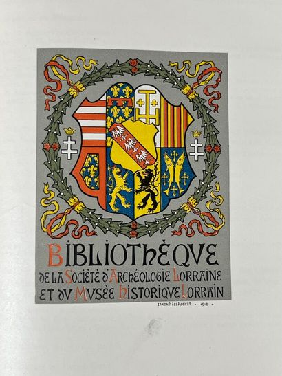 [Bookplates. Bibliophily]. [Lorraine]. MAHUET...