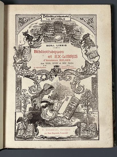 [Bookplates. Bibliophily]. [Belgium]. LINNIG...