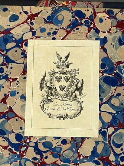 [Bookplates. Bibliophily]. [Lorraine]. MAHUET...