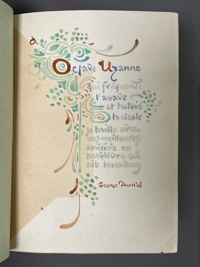 [Typography. Art of the book]. AURIOL (George)....