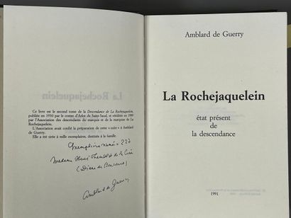 [Genealogy]. GUERRY (Amblard de). La Rochejaquelein....