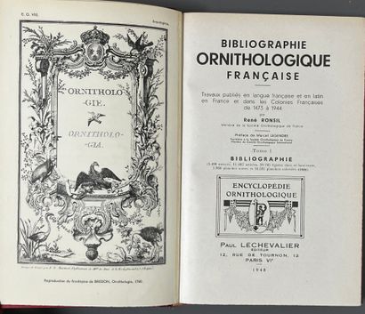 [Bibliography. Ornithology]. MULLENS (W.H.),...