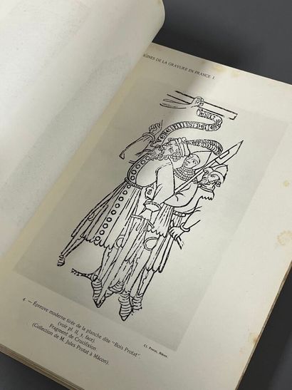 BLUM (André). The origins of engraving in...