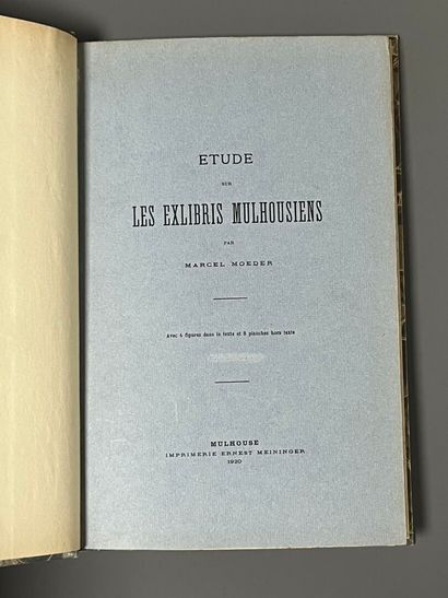 [Bookplates. Bibliophily]. [Mulhouse]. MOEDER...