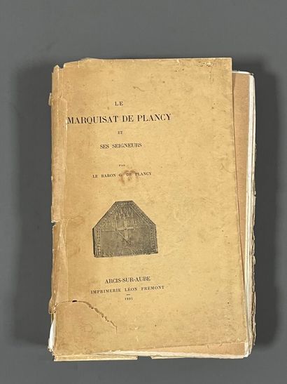 [Genealogy]. PLANCY (Georges de). The marquisate...
