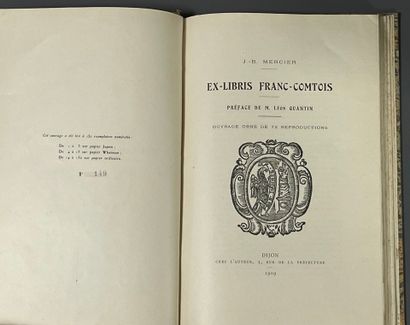 [Bookplates. Bibliophily]. [Franche-Comté]....