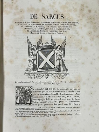 [Genealogy]. [Sarcus]. GENEALOGY OF THE HOUSE...
