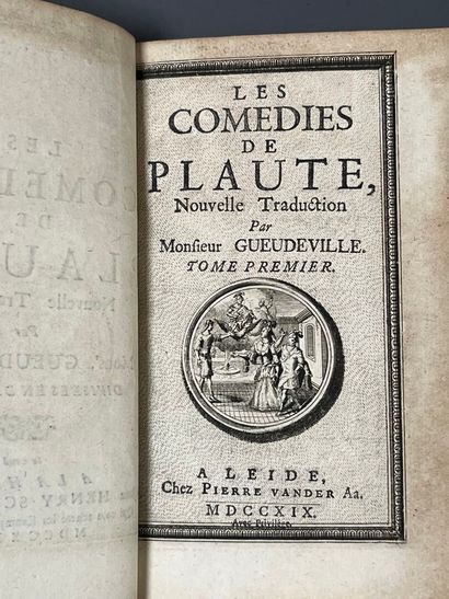 PLAUTE. Les comédies de Plaute, nouvellement...