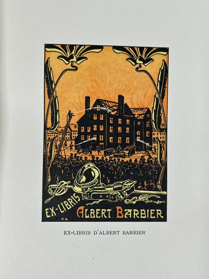 [Bookplates. Bibliophily]. [Lorraine]. MAHUET...