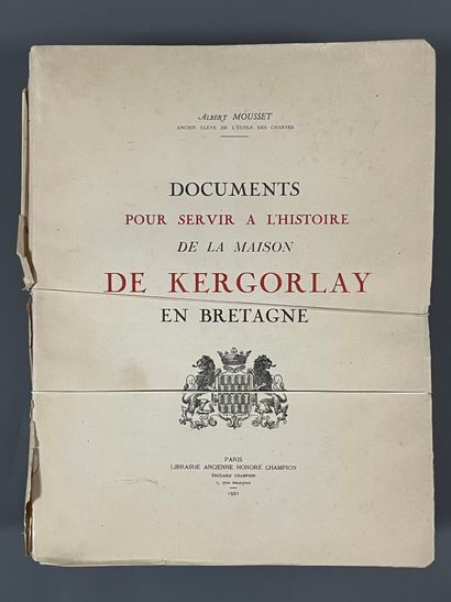 [Genealogy. Brittany]. MOUSSET (Albert)....