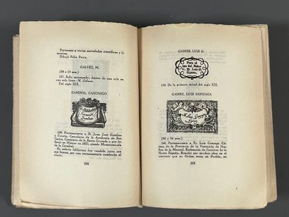 [Bookplates. Bibliophily]. [Mexico]. TEIXIDOR...