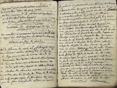 [Manuscript]. [Militaria]. [RIBAINS (Louis...