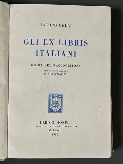 [Bookplates. Bibliophily]. [Italy]. GELLI...