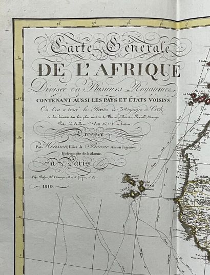 [Geographical map]. [Africa]. HÉRISSON (Eustache)....
