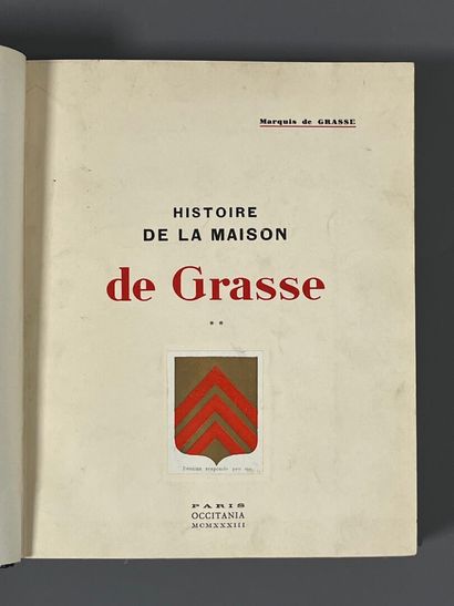 [Genealogy]. GRASSE (marquis de); ISNARD...