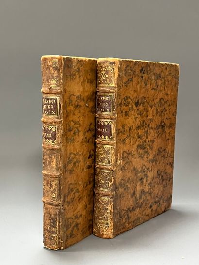[MONTESQUIEU]. De l'esprit des loix, ou du...
