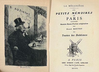 Henri BOUTET (1851-1919). Set of illustrated...