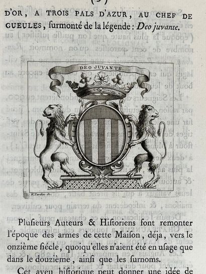 [Genealogy]. GASTELLIER DE LA TOUR (Denis-François)....