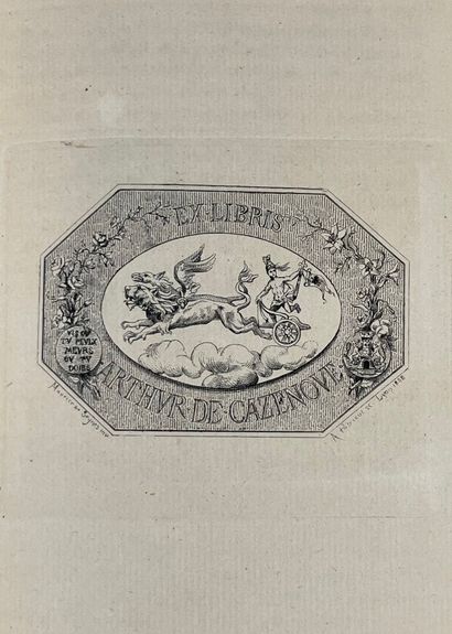 [Bookplates. Bibliophily]. [Languedoc]. FALGAIROLLE...