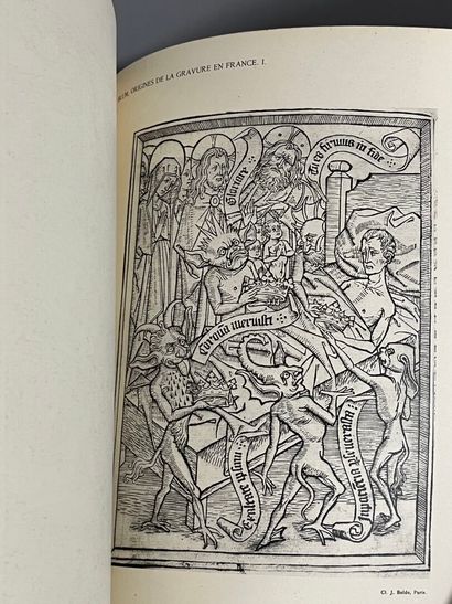 BLUM (André). The origins of engraving in...