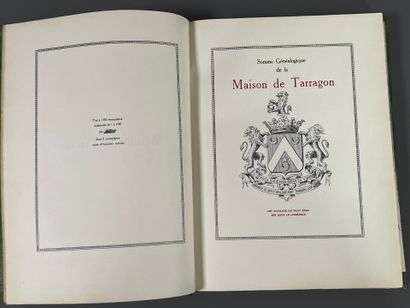 [Genealogy]. [TARRAGON (Adrien de)]. Somme...