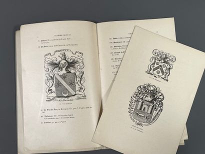 [Bookplates]. Set of 11 ex-libris auction...