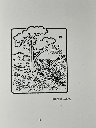 [Bookplates. Bibliophily]. HAVERMANS (Xavier,...