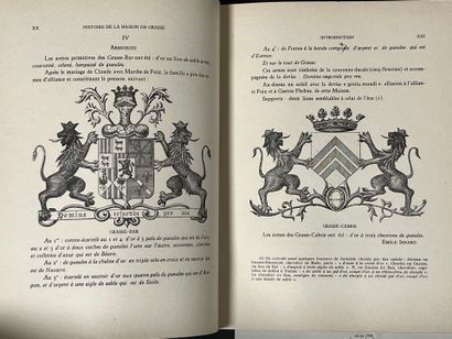 [Genealogy]. GRASSE (marquis de); ISNARD...