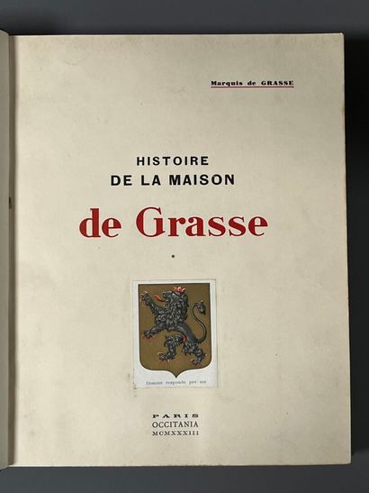 [Genealogy]. GRASSE (marquis de); ISNARD...