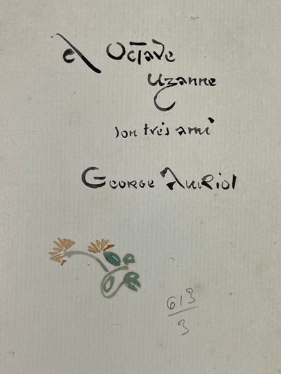 [Typography. Art of the book]. AURIOL (George)....