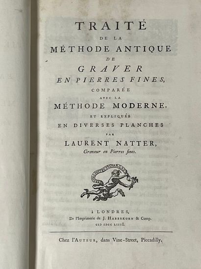 NATTER (Lorenz). Traité de la méthode antique...