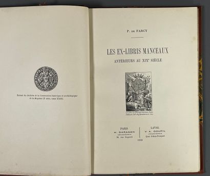 [Bookplates. Bibliophily]. [Maine]. FARCY...