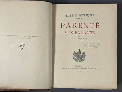 [Genealogy]. SAINT-PERN (René-Marie-Antonin...