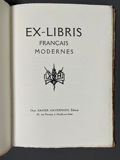 [Bookplates. Bibliophily]. HAVERMANS (Xavier,...