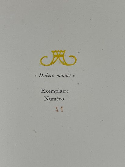 [Bookplates. Bibliophily]. HAVERMANS (Xavier,...