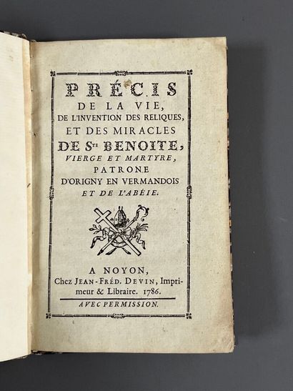 [Picardie. Hagiographie]. PRECISE DE LA VIE,...